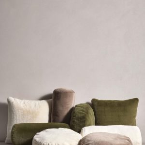 Sierkussen Mads Furry Vanilla