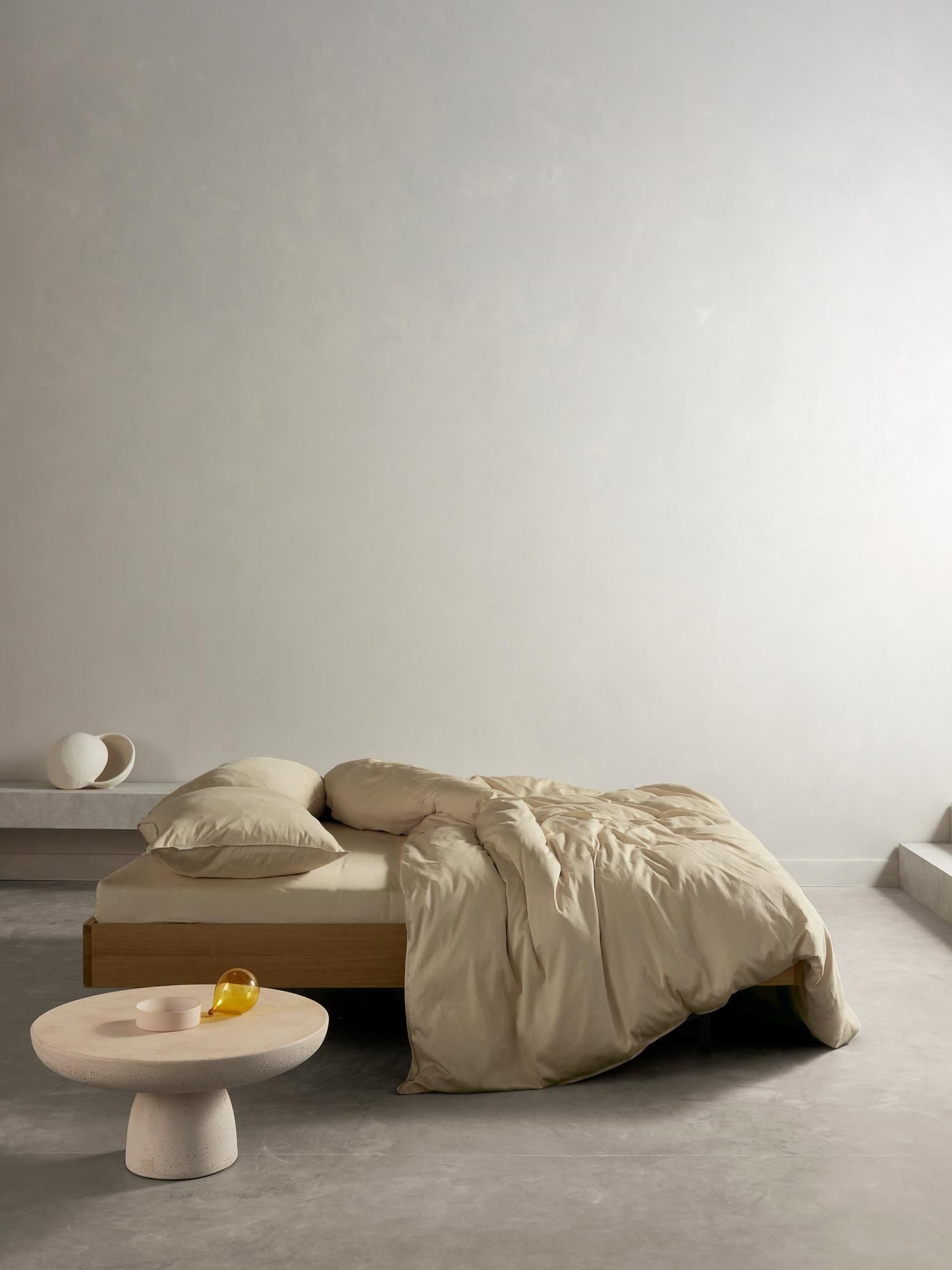 Dekbedovertrek Minte Taupe