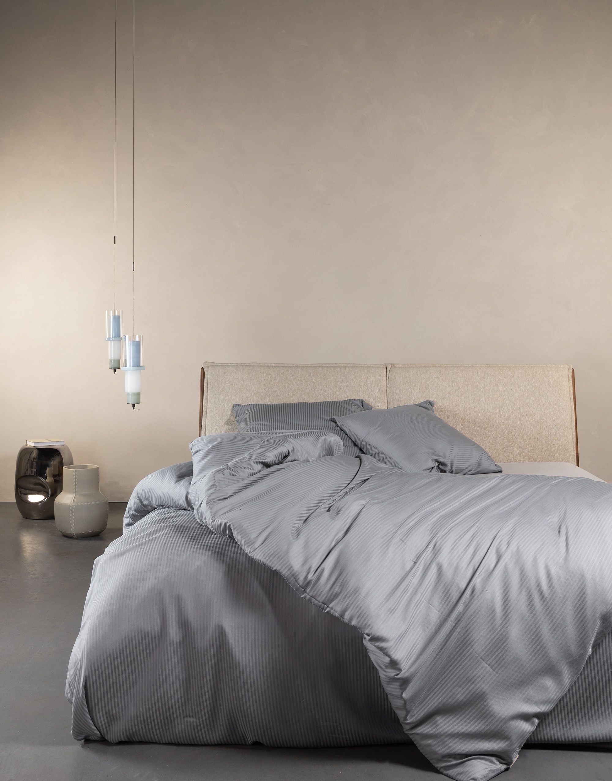 Dekbedovertrek Coletta Global Grijs