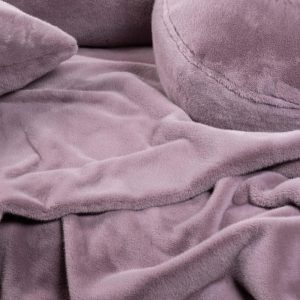 Plaid Furry Pale Paars