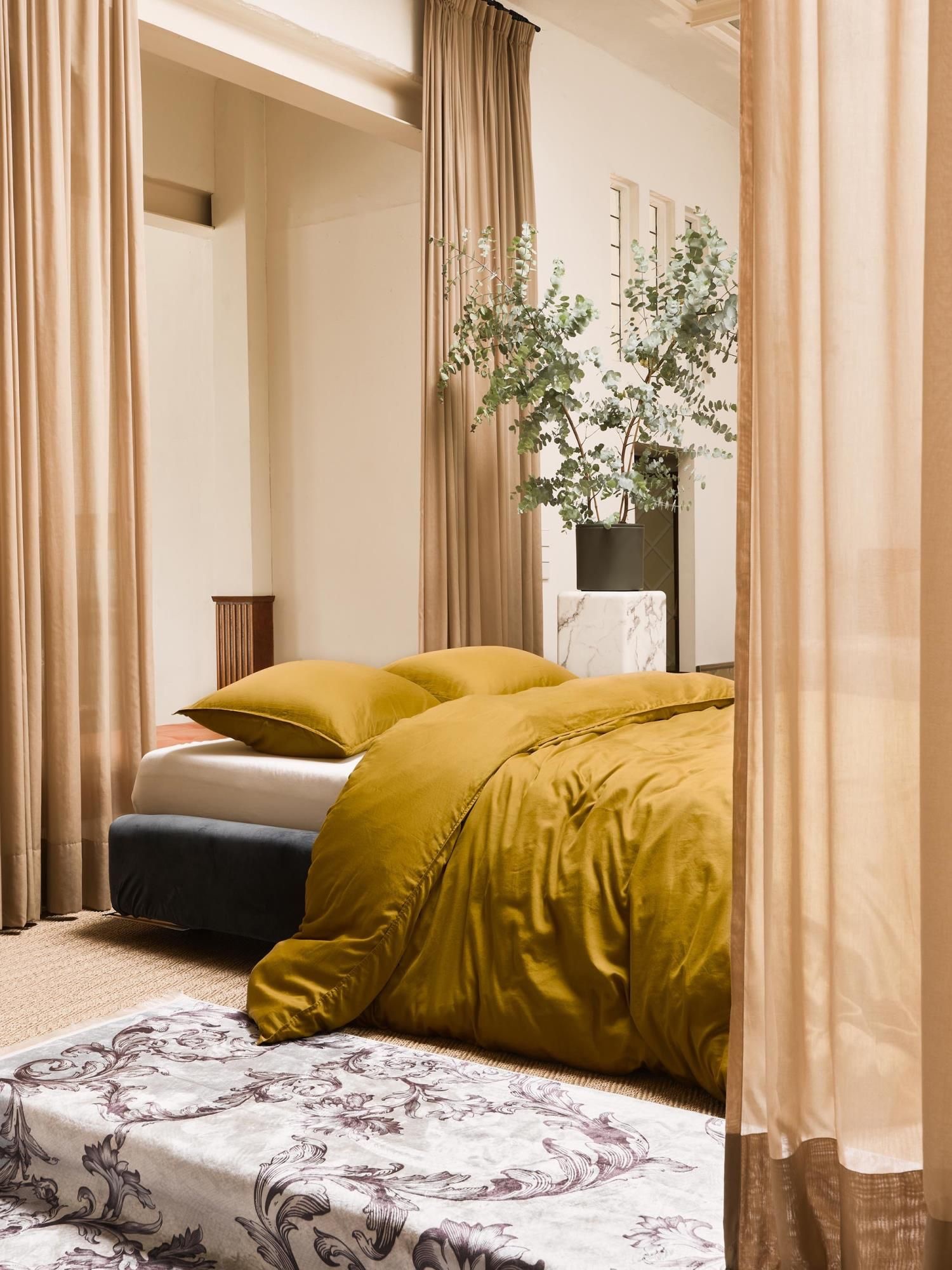 Dekbedovertrek Minte Olive