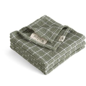 Vaatdoeken Dry With Cubes Legergroen
